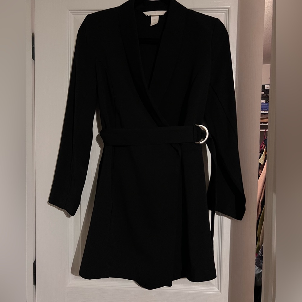 black blazer romper